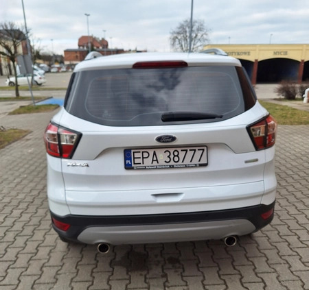 Ford Kuga cena 68900 przebieg: 122500, rok produkcji 2018 z Pabianice małe 562